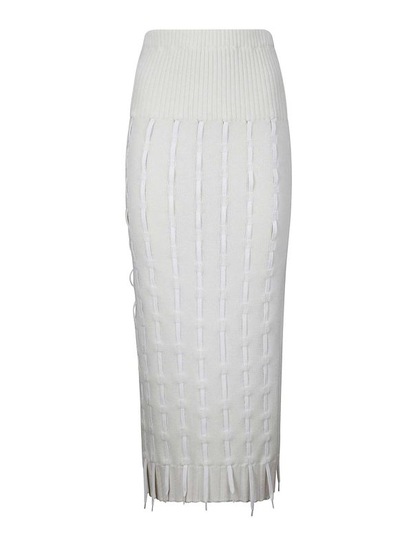 Institution Jupe Midi - Blanc