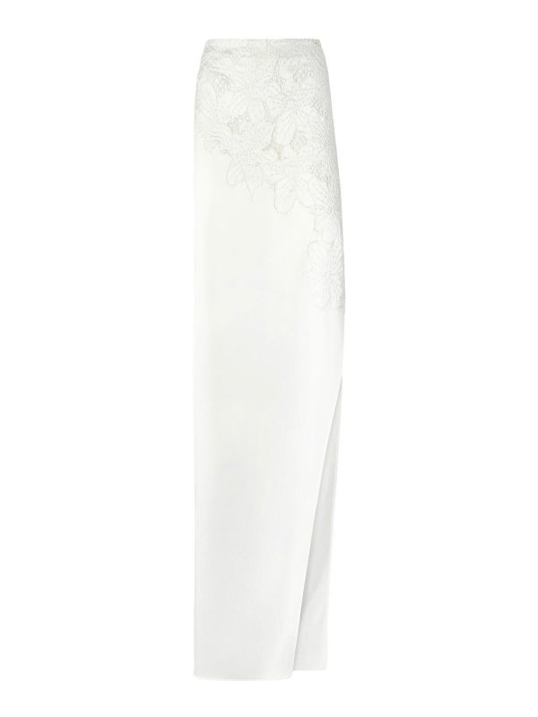 Genny Jupe Longue - Blanc