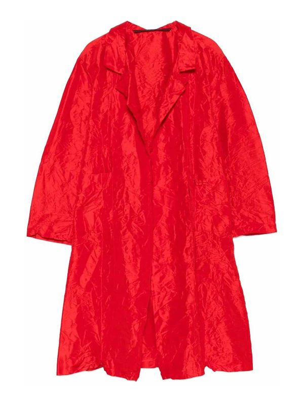 Daniela Gregis Manteau Court - Roug