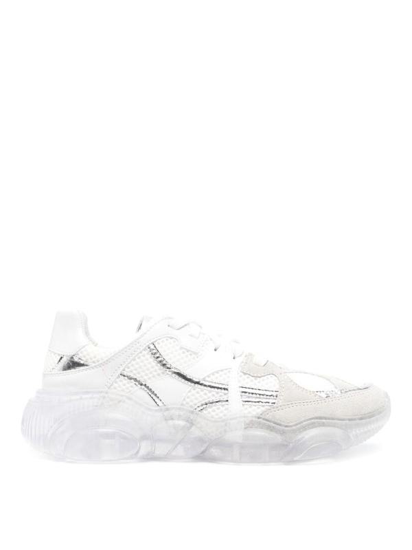 Moschino Baskets - Blanc