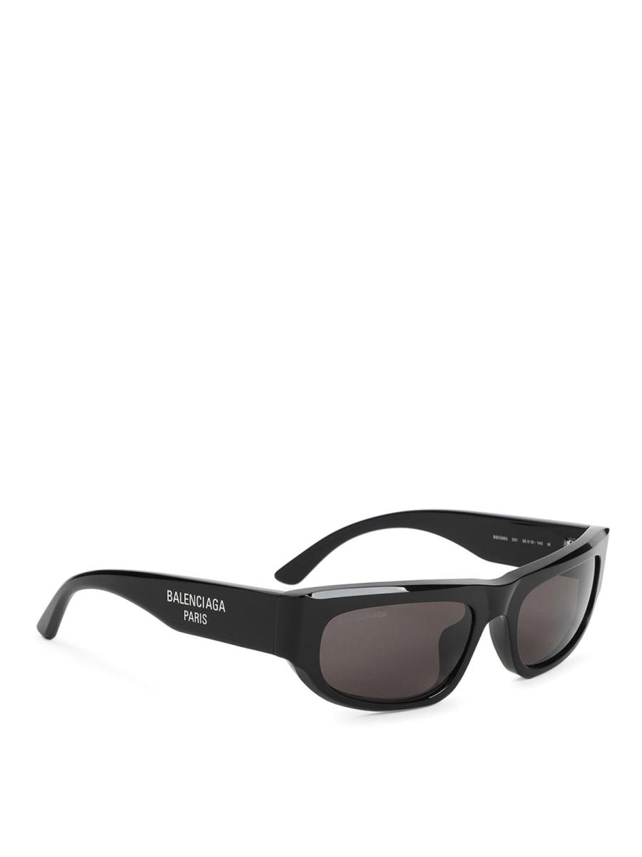 Balenciaga Lunettes De Soleil - Noir