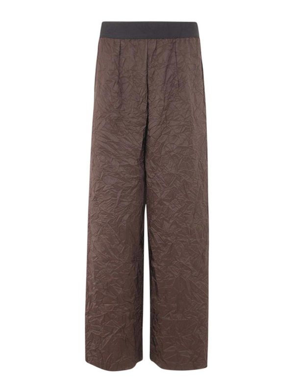 Maria Calderara Pantalons Décontractés - Marron