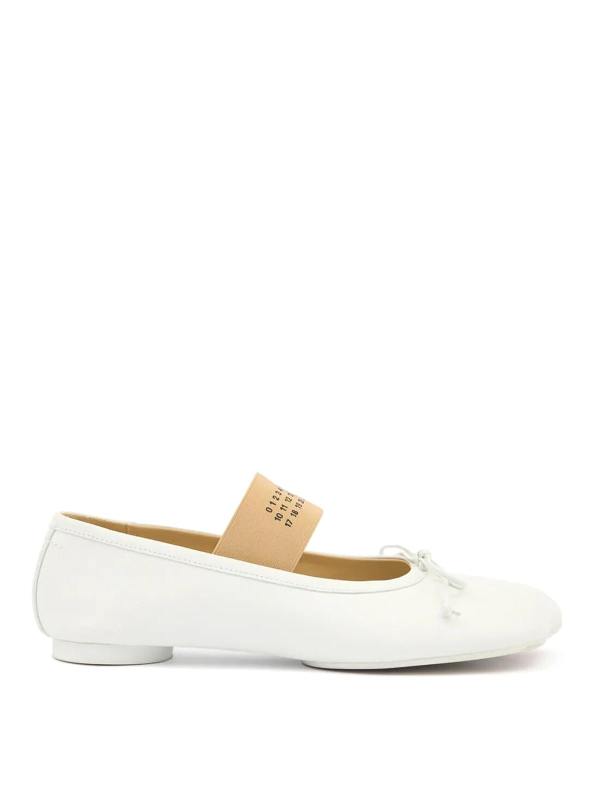 MM6 Maison Margiela Ballerines - Blanc