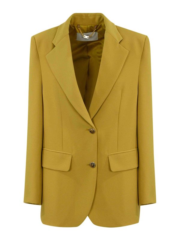 Elisabetta Franchi Veste Casual - Orange Brûlée