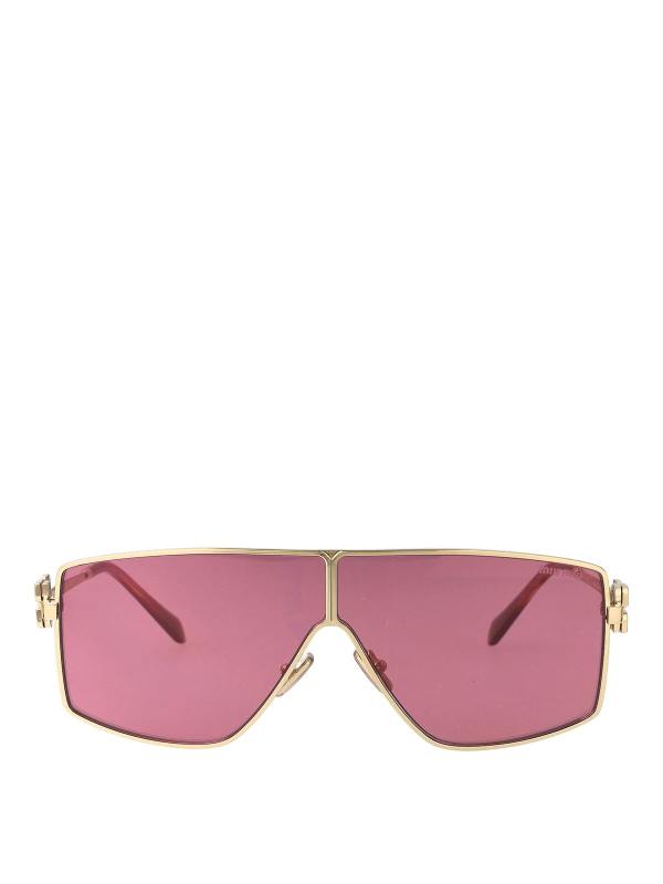 Miu Miu Lunettes De Soleil - Or