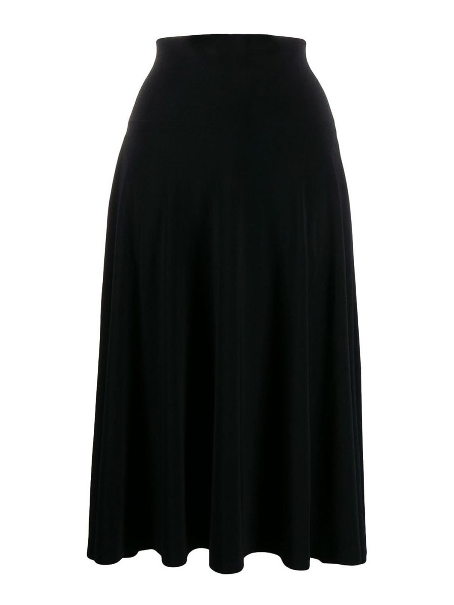 Norma Kamali Jupe Midi - Noir