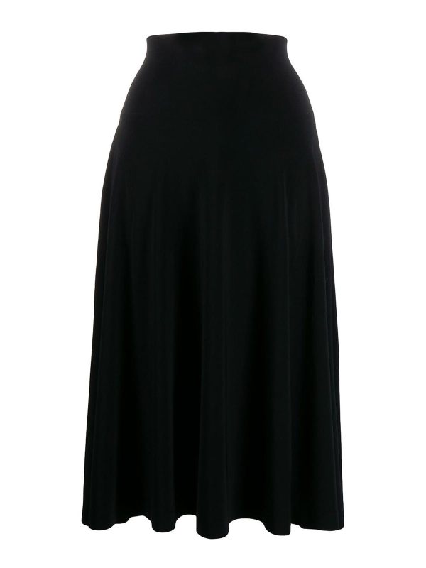 Norma Kamali Jupe Midi - Noir