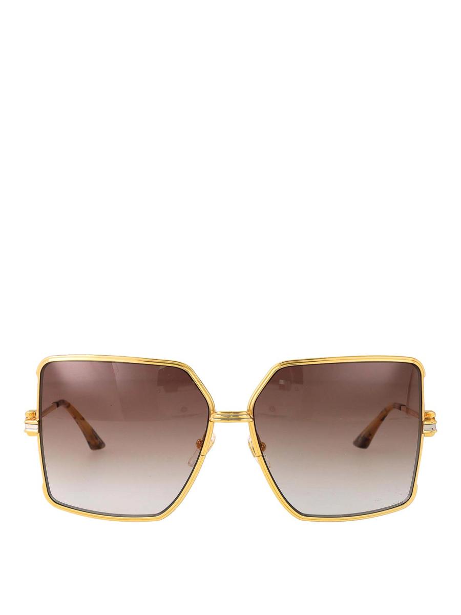 Casablanca Lunettes De Soleil - Or