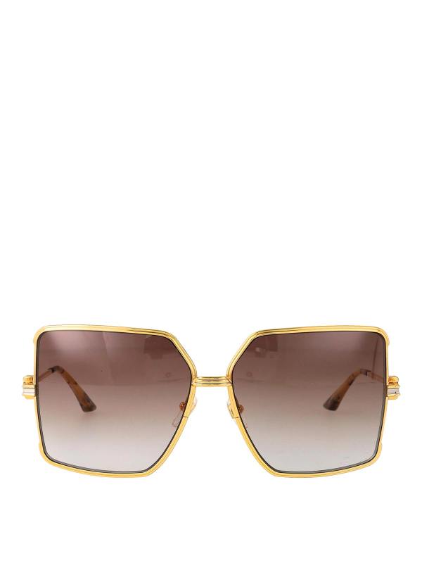 Casablanca Lunettes De Soleil - Or