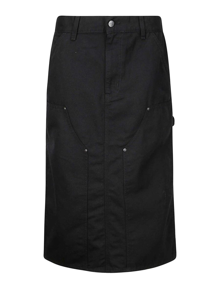 Carhartt Jupe Midi - Noir