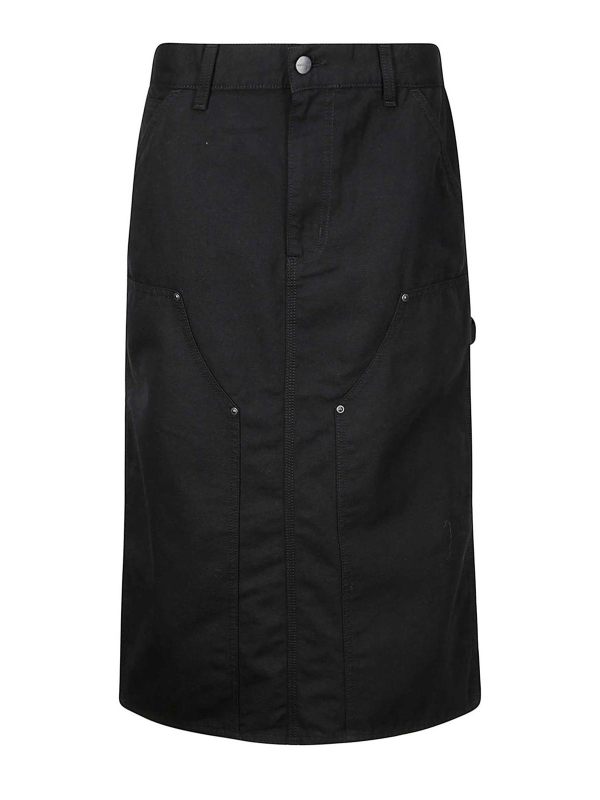 Carhartt Jupe Midi - Noir
