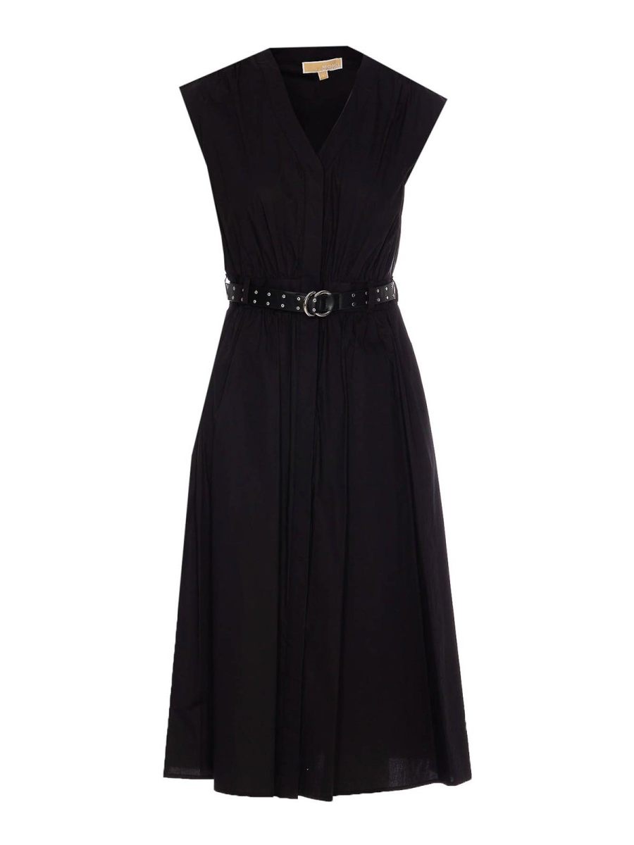 Michael Michael Kors Robe Au Genou - Noir