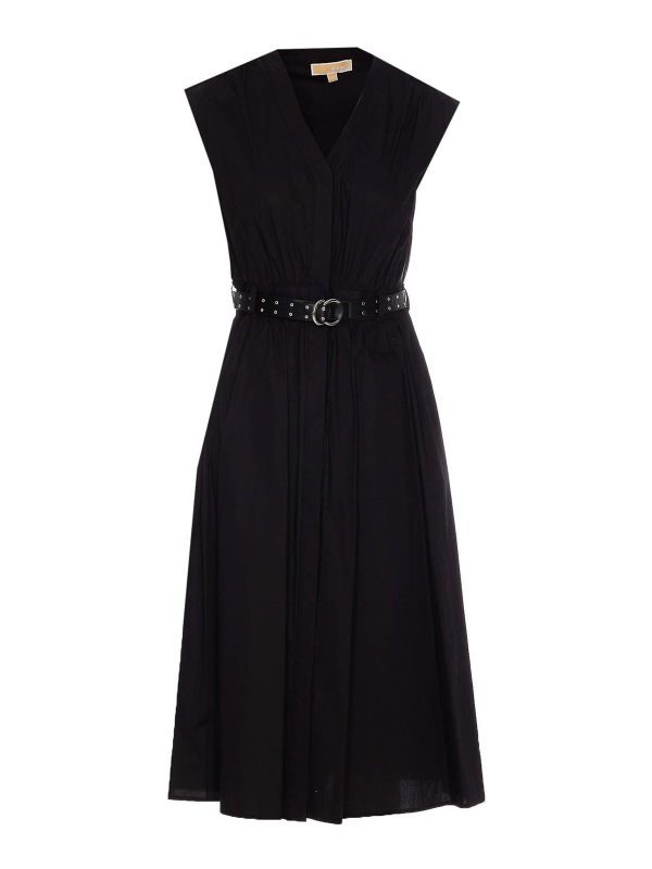 Michael Michael Kors Robe Au Genou - Noir