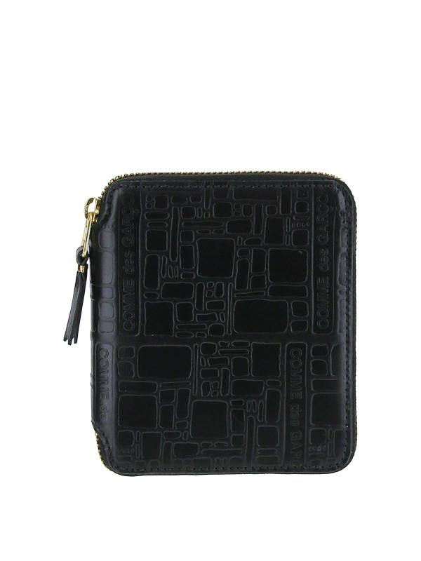 Comme Des Garcons Portefeuilles - Noir