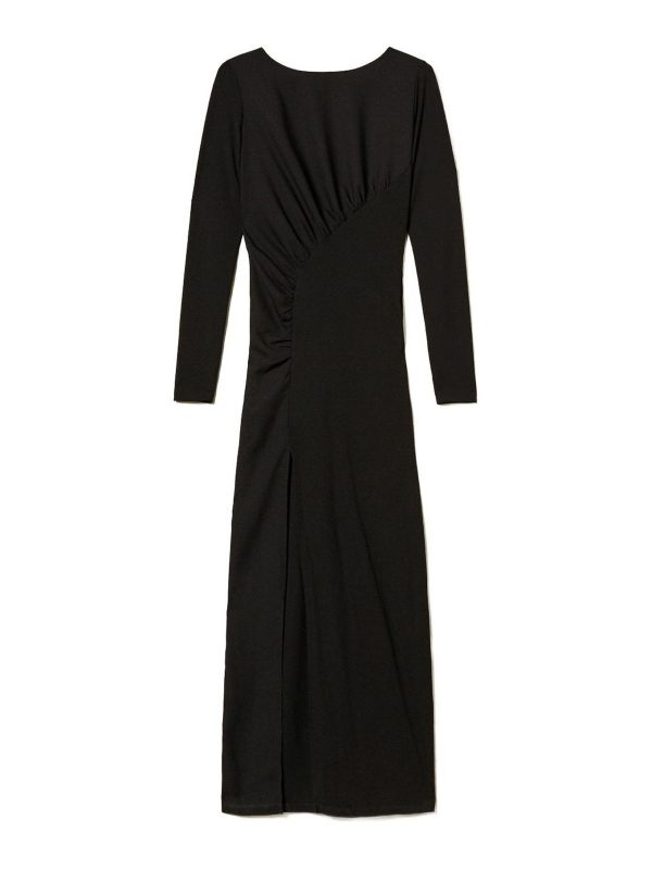 Twinset Robe Au Genou - Noir