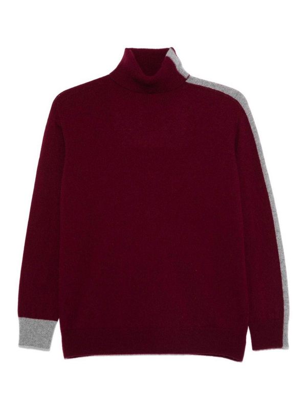 Vanisé Pull Col Rond - Rouge Brun