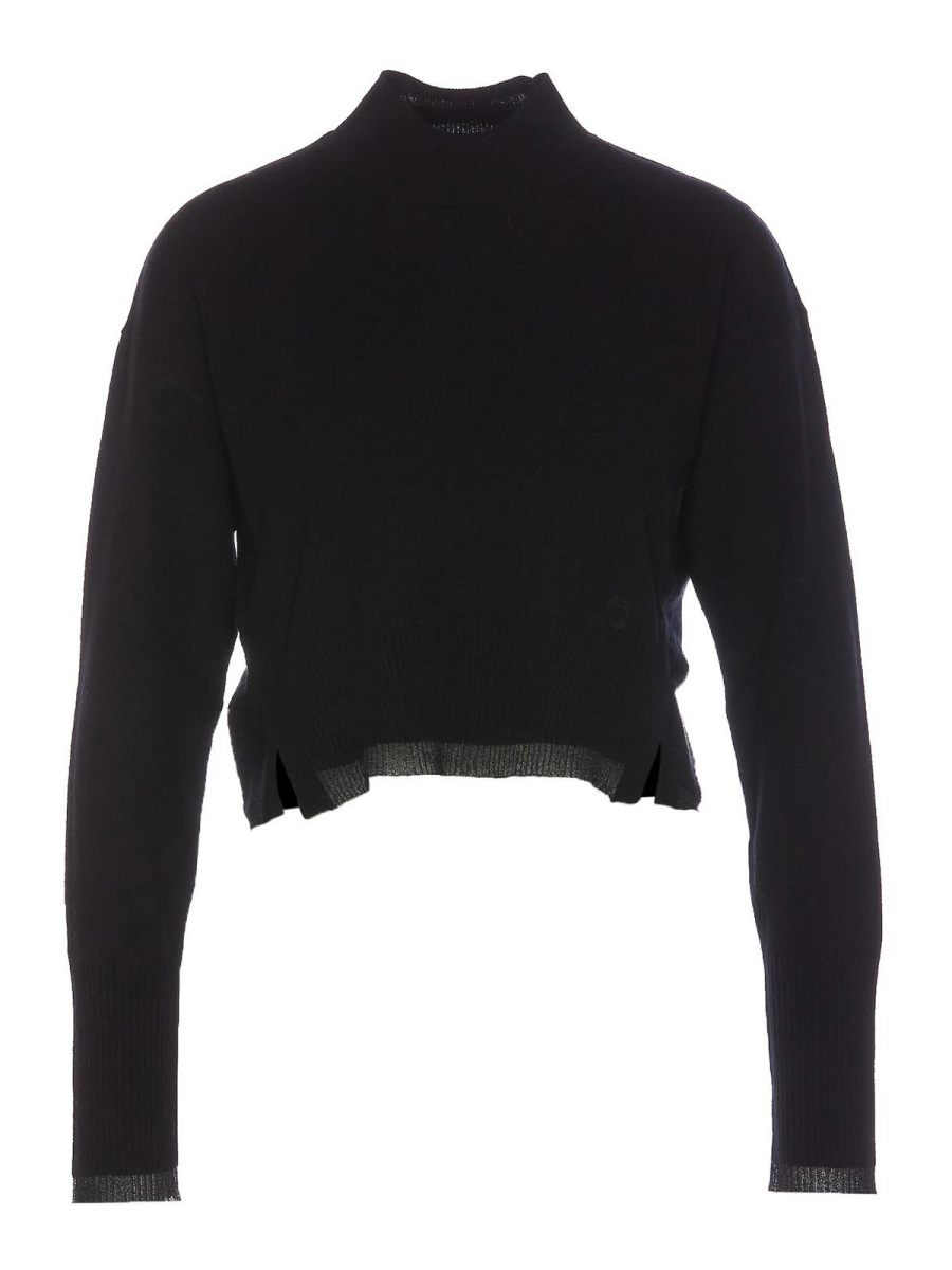 Pinko Pull Col Rond - Noir