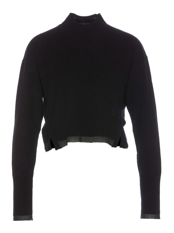 Pinko Pull Col Rond - Noir