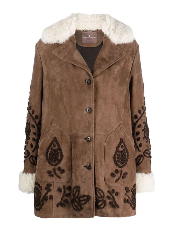 Ermanno Scervino Manteau Court - Noir
