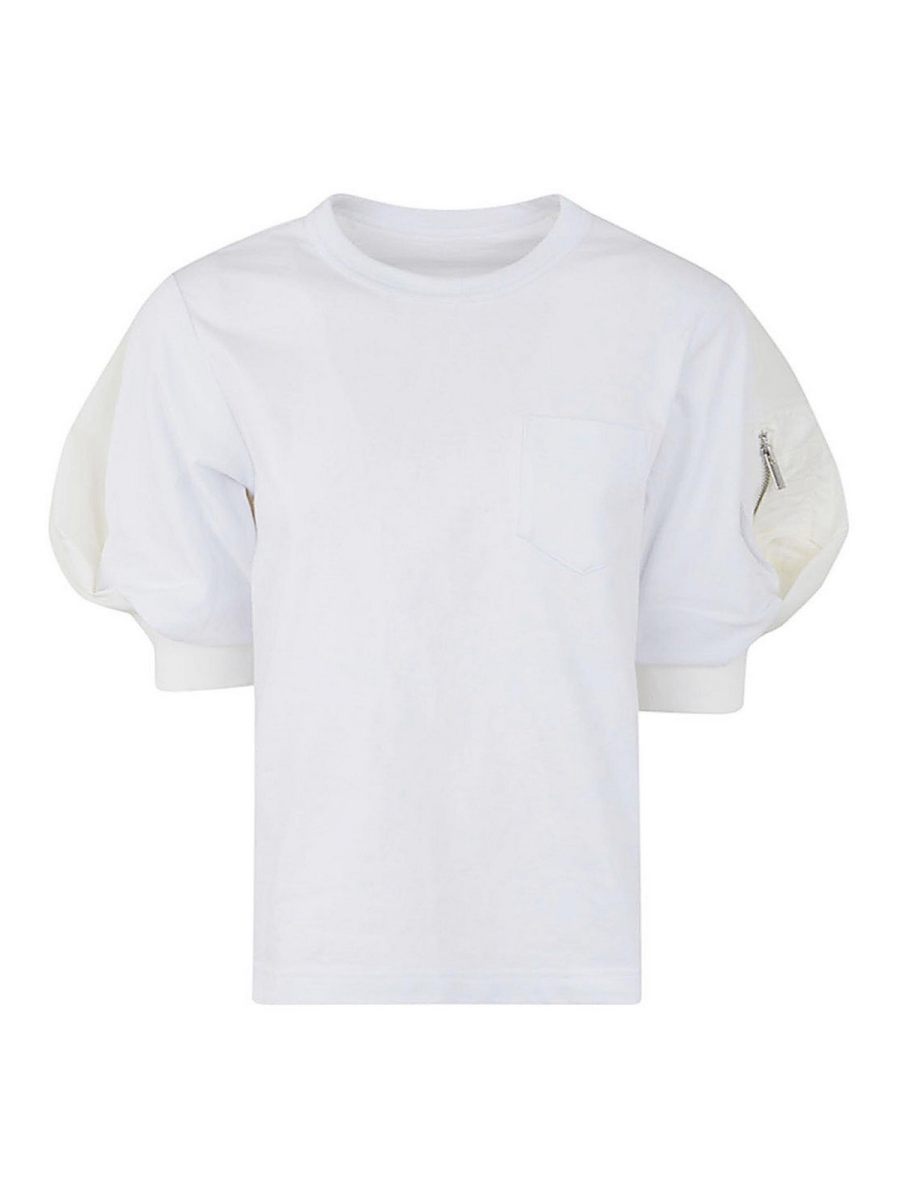 Sacai T-Shirt - Blanc