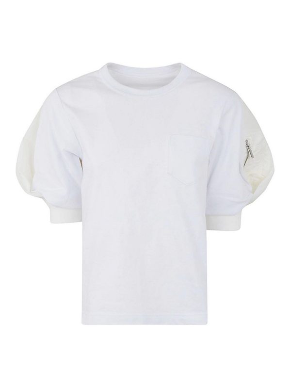 Sacai T-Shirt - Blanc