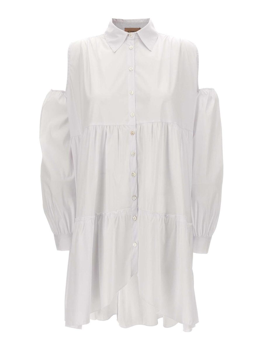 Le Twins Robe Courte - Blanc