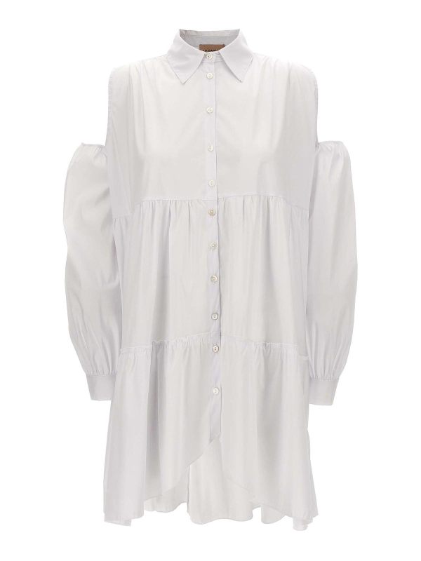 Le Twins Robe Courte - Blanc