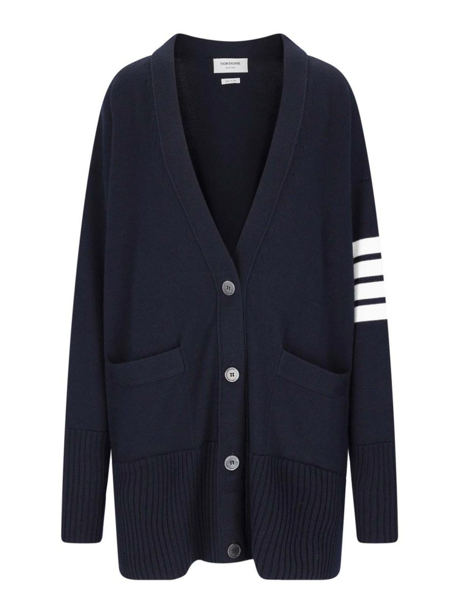 Thom Browne Cardigan - Bleu