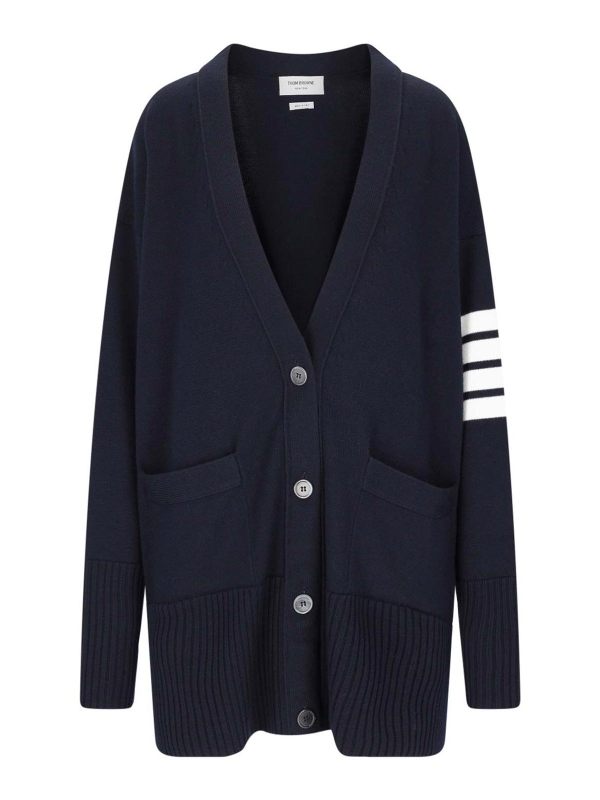 Thom Browne Cardigan - Bleu