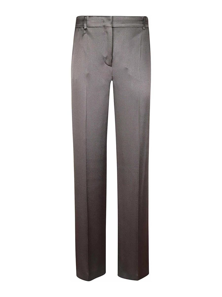 Alberta Ferretti Pantalons Décontractés - Gris