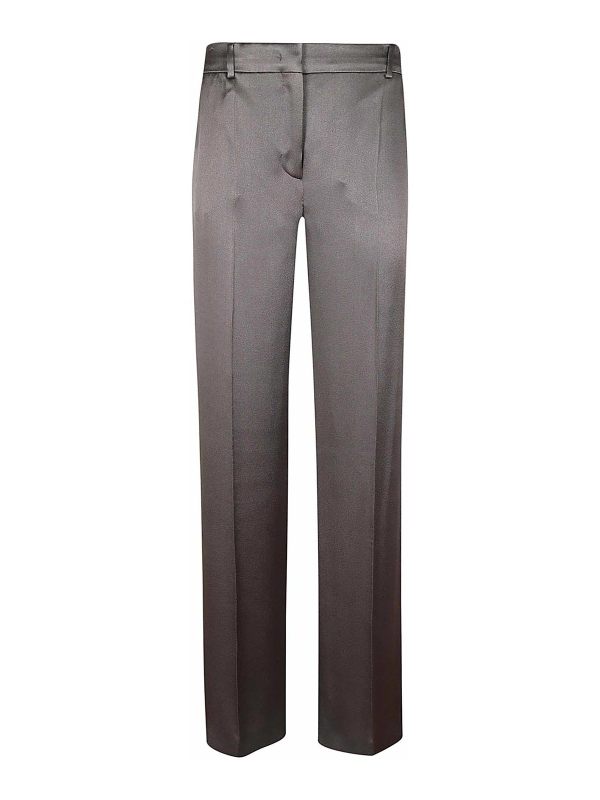 Alberta Ferretti Pantalons Décontractés - Gris