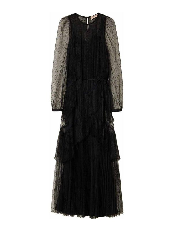 Twinset Robe Au Genou - Noir