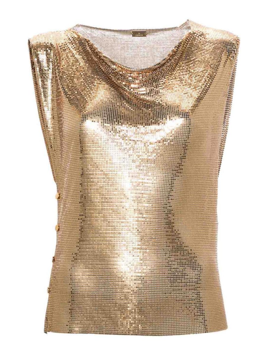 Rabanne Top - Or