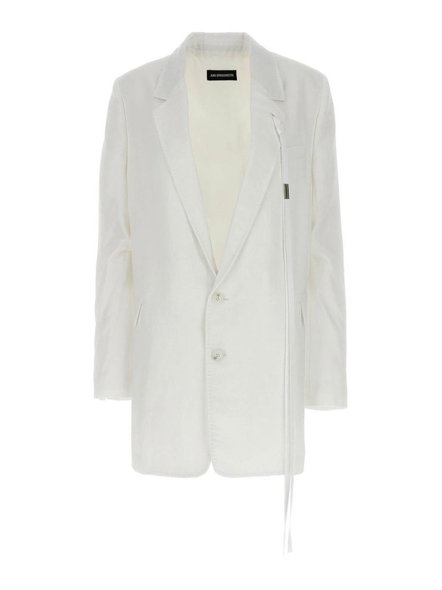 Ann Demeulemeester Blazer - Blanc