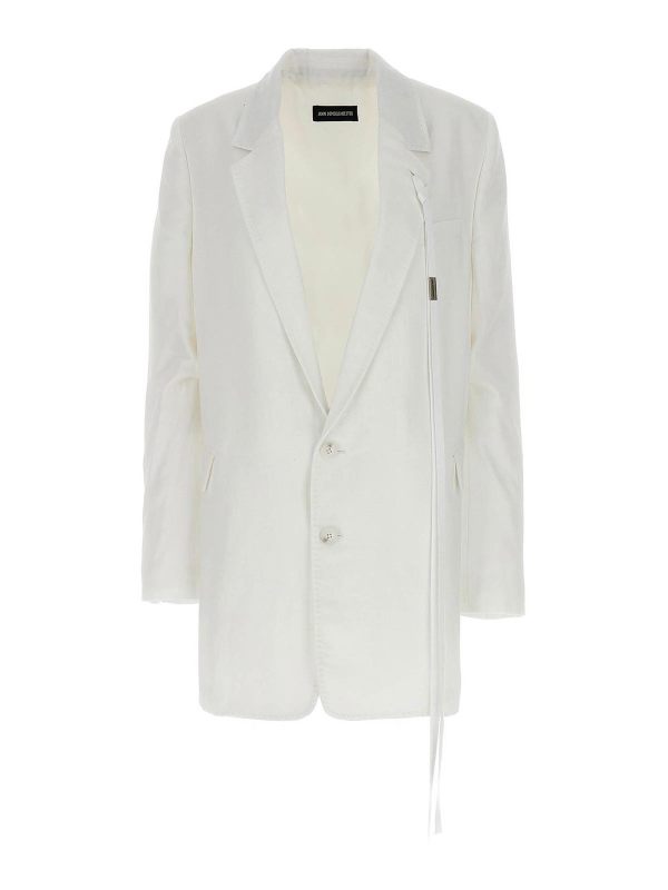 Ann Demeulemeester Blazer - Blanc