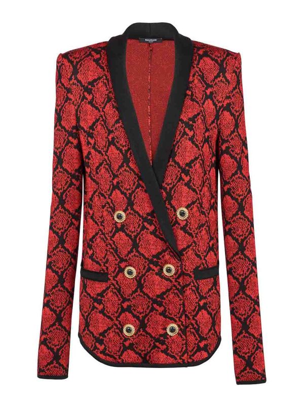 Balmain Veste Casual - Rouge