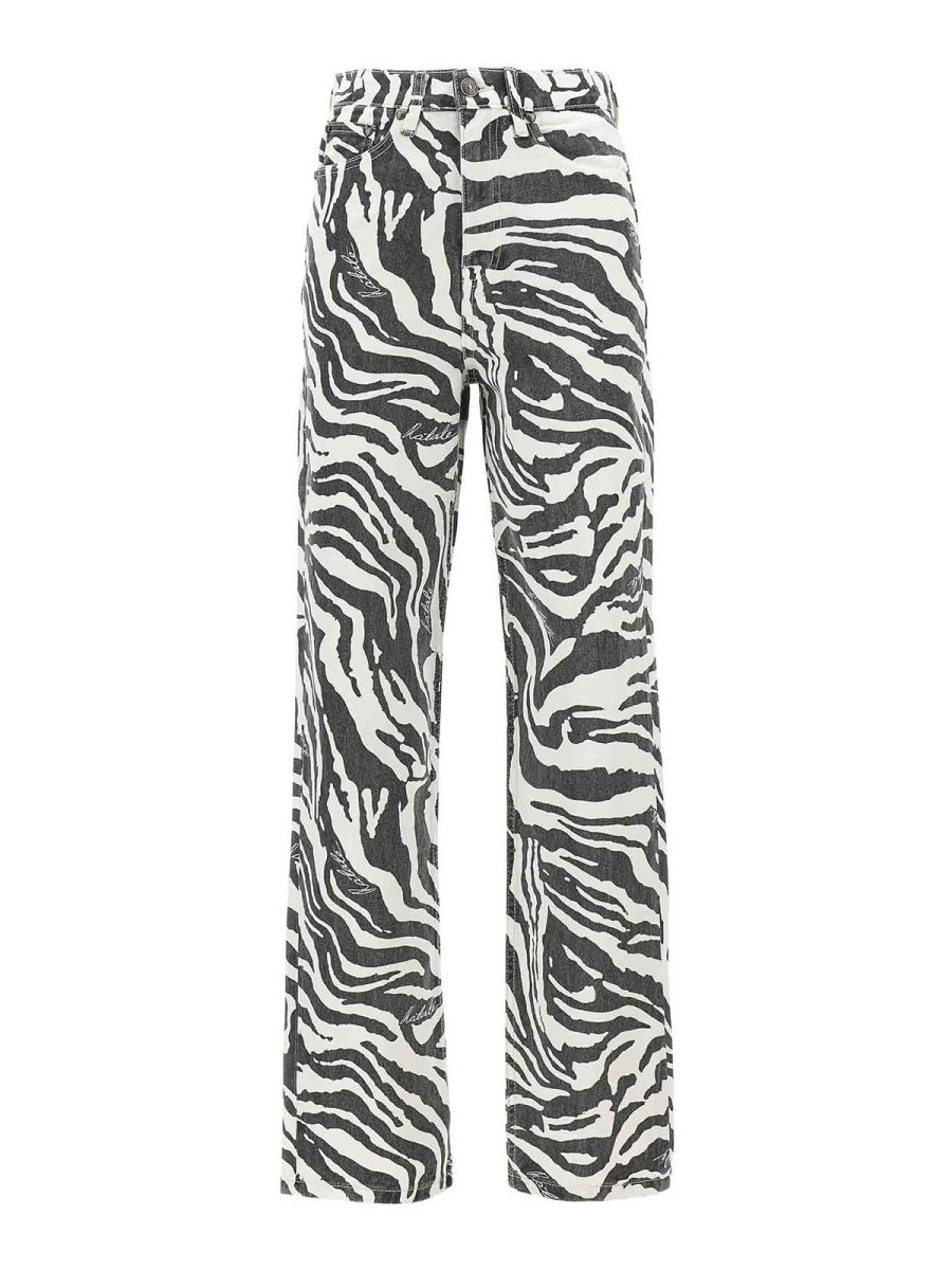 Rotate Birger Christensen Jean Bootcut - Blanc