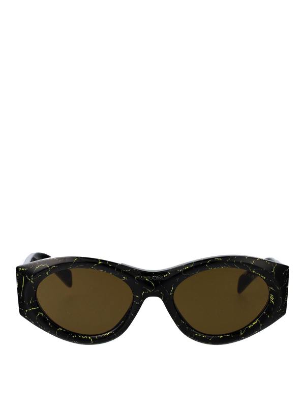 Prada Lunettes De Soleil - Noir