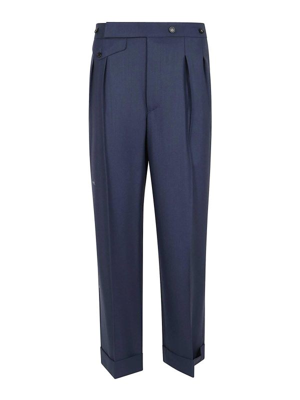 Victoria Beckham Pantalons Décontractés - Bleu