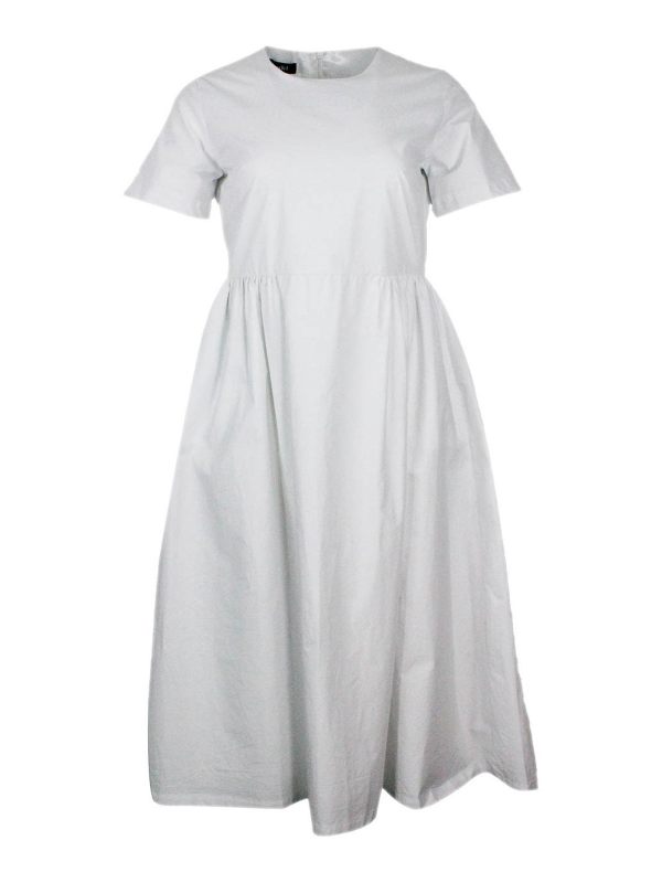 Add Robe Au Genou - Blanc