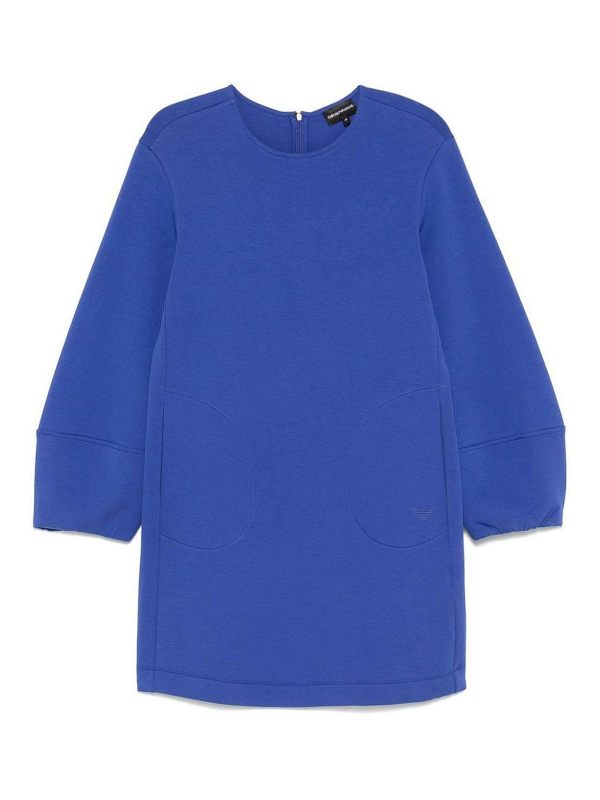 Emporio Armani Robe Courte - Bleu