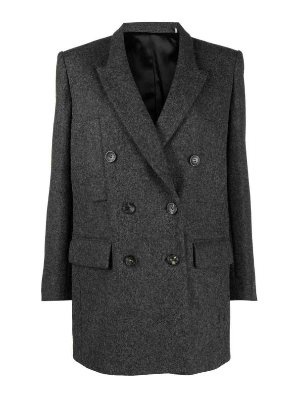 Isabel Marant Manteau Court - Gris