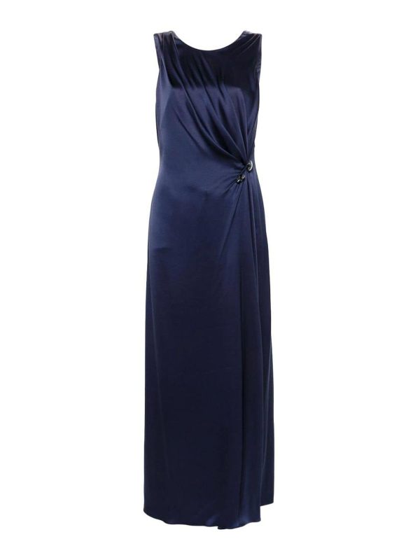 Giorgio Armani Robe Au Genou - Bleu