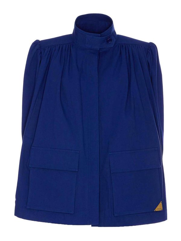Chloe' Veste Casual - Bleu