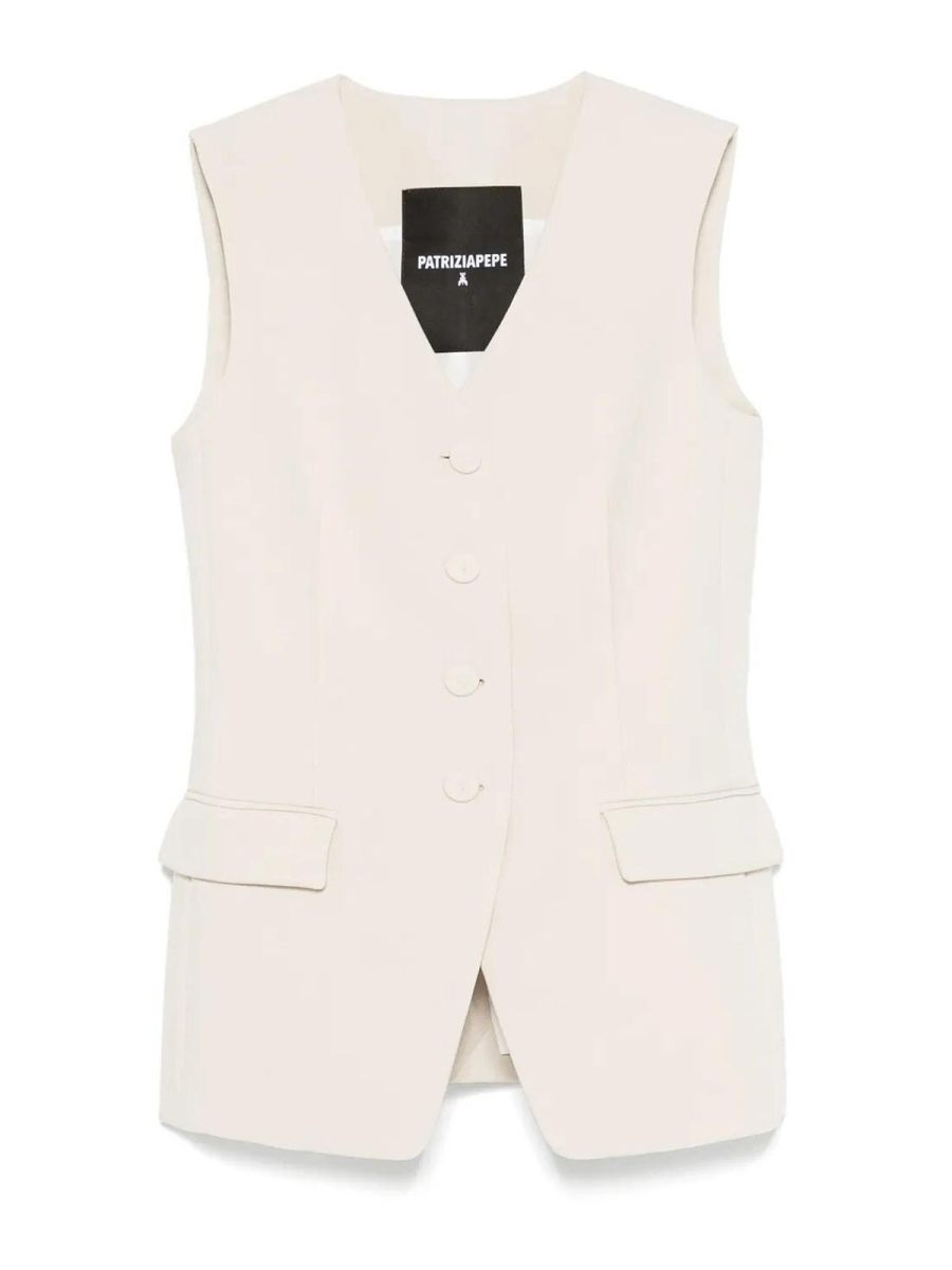 Patrizia Pepe Gilet - Beige
