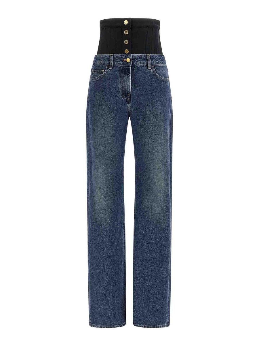 Elisabetta Franchi Jean Bootcut - Bleu