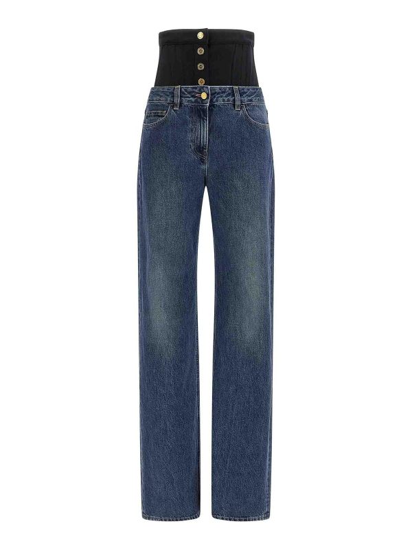 Elisabetta Franchi Jean Bootcut - Bleu