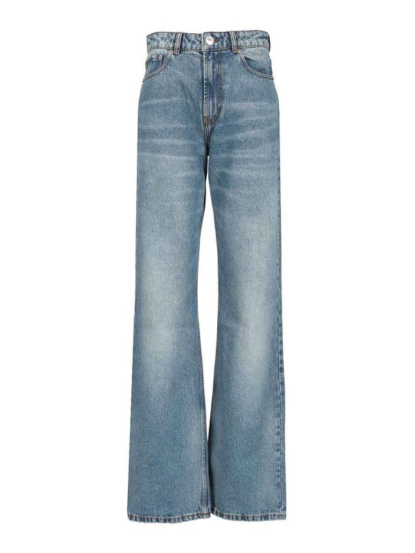 Ami Paris Jean Bootcut - Bleu