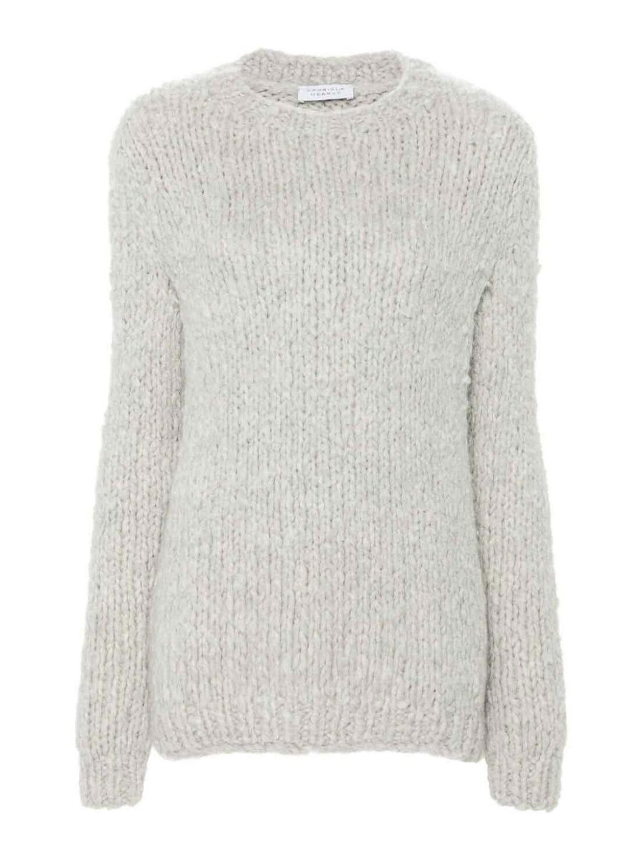 Gabriela Hearst Pull Col Rond - Gris