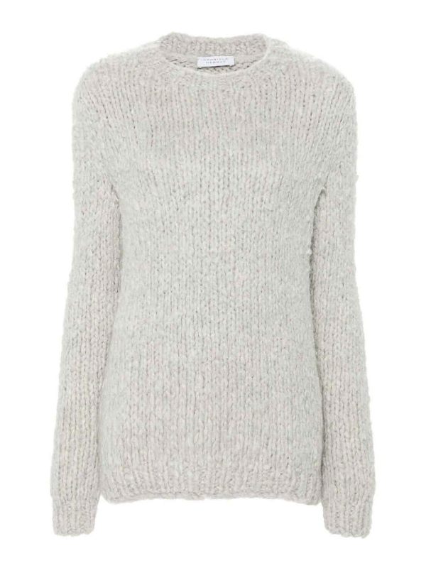 Gabriela Hearst Pull Col Rond - Gris